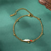 Palestine Map Flag Charms Bracelets for Women Double Layer Country Map Pendant Stainless Steel Couple Bracelet - Image 1