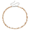 Multicolor Glass Bead Choker Necklace with Irregular Shapes - Image 16
