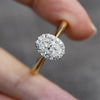 Women Wedding Rings Two Tone Crystal AA Cubic Zirconia Engagement Anniversary Party Elegant Female Jewelry - Image 1