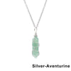 1Pc Hexagonal Cylindrical Crystal Necklace Wire Wrap Stone Pendant Stone Amethyst Necklace Valentine's Day Gift - Image 13