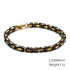 Powerful Versatile King Chain Men's Stainless Steel Rock Bracelet Punk Byzantine Chain Wrist Jewelry Gift - Image 24