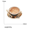 Enamel Coffee Cup Brooches for Women Unisex Cups Pins Event Party Decoration Clothes Accessories - Image 3