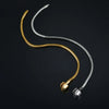 Stretch Bracelet for Women Stainless Steel Elasticity Link Chain Gold Color Friend Birthday Party Jewelry Gift - Image 3