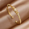 Classic Zirconia Cross Charm Bracelets for Women Jewelry Elegant Bangle - Image 16