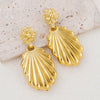African Nigeria Big Drop Earrings Copper Large Style Stereoscopic For Women Party Wedding Gifts - Image 9