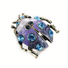 cartoon rhinestonne studded seven star ladybug brooch alloy enamel beetle men's women's clothing pin - Image 6