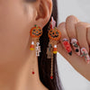 Classic Gothic Black Moon Star Tassel Crystal Earrings For Women Vintage Vampire Bat Water Drop Earring Halloween Charm Jewelry - Image 15