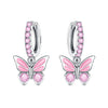 Silver Butterfly Fluttering Insect Earrings Jewelry Drop Earrings Jewelry Party Anniversary Gifts - Image 32