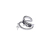 Punk Black Zircon Star Ear Clip for Women Simple Metal Four Pointed Star Non Piercing Earrings Charm Jewelry Accessories - Image 6
