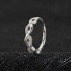 Twisted Body Piercing Hoop Earring in Gold-Tone or Silver-Tone - Image 2