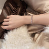 Rhinestone Accent Stainless Steel Bracelet in Multiple Styles - Image 19