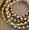 Gold Plated Bracelets Boho Summer Beaded Stretch Bracelet Y2k Jewelry for Women Accessories - Image 3