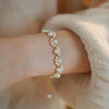 French Retro Single Zircon Pearl Bracelet for Women Simple Handmade Beaded Elegant Jewelry Birthday Gifts for Female - Image 7