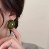 Semi-Circle Acrylic Resin Stud Earrings For Women Vintage Earring Jewelry Accessories Party Gifts - Image 26