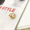 Gold Silver Plated Statement Thick Dome Ring for Women Big Large Bold Open Finger Ring Chunky Jewelry - Image 5