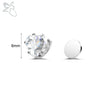 ZS 1 Piece Magnetic Clip-on Earrings Star Heart Shape CZ Crystal Ear Clip No Piercing Ear Stud No Pierced Earring Jewelry 4-8MM - Image 27