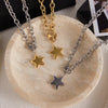 Minimalist Gold Color Plated Smooth Star Pendant Necklace Classic Stainless Steel Women's Jewelry - Image 2