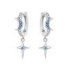 Silver Colorful Love Satellite Drop Earrings Women Earrings Charm Versatile Party Jewelry Gifts - Image 23