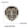 Rhinestone Tiger Head Brooches for Women Unisex Pearl Bear Pins Wolf Lapel Pins Banquet Party Backpack Gifts Jewelry Accessories - Image 12