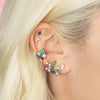 gold plated 1PC Crystal Ear Cuff Metal Ear Clip for Women Adjustable C Shape Without Piercing Cuff couple Earring Jewelry - Image 5