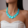 Bohemian Acrylic Multi-layer Choker Necklaces for Women Irregular Colorful Bead Necklace Exaggerated Party Wedding Accessories F - Image 18