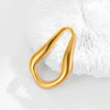 Leo Stainless Steel Irregular Brooches Women Unisex Glossy Geometric Pins Banquet Party Clothing Accessories - Image 6