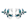 Silver Butterfly Fluttering Insect Earrings Jewelry Drop Earrings Jewelry Party Anniversary Gifts - Image 44