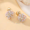 Flower Petal Beads Big Round Drop Earrings For Women Long Earrings Handmade Jewelry Gift boho - Image 8
