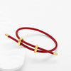 Ocesrio Multicolor Brass Bracelet Wrist Chain Thread String Adjustable Stainless Steel de joyería - Image 10