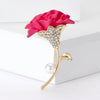 Mother's Day Enamel Carnation Brooches for Women Plant Flower Pins Gift for Mother Office Party Friend Gifts Jewelry Accessories - Image 16