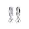 Heart and Hoop Earrings with Cubic Zirconia in Many Styles - Image 15