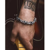 Barbed Wire Chain Bracelets for Men Women Stainless Steel Thorn Cuban Link Chains Bracelet Adjustable Punk Emo Style Jewelry - Image 3