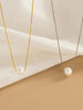 Silver White 6MM 8MM 10MM Mother of Pearl Pendant Necklace for Women Wedding Jewelry Accessories - Image 2