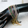 10 pieces Slim Colors zircon tennis bracelets zirconia crystal women bracelet Summer jewelry accessories 40083 - Image 4