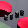 1 Pairs Magnetic Stainless Steel Earring Studs Set Hip Hop Street Style Synthetic Zircon Non-Piercing Clip-On Earrings Jewelry - Image 3