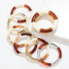 Chunky Acrylic Tube Bead Bangle with Multicolor Options - Image 41