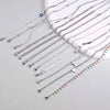 Silver Color Anklet Bracelets for Women Stainless Steel Layered Cuban Chain Herringbone Anklets Summer Beach Gift - Image 4