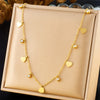 316L Stainless Steel Zircon Love Star Flower Tree of Life Eye Necklace Girl Neck Chain Jewelry Gift - Image 12