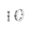 Stainless Steel Norwegian Viking Rune Hoop Earrings For Men Woman Unisex 12 Mm Huggie Hoop Religious Earring Jewelry - Image 10