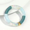 Chunky Acrylic Bead Stretch Bracelet in Multicolor Designs - Image 10