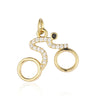 Cat Horseshoe Copper CZ Cycling Charm Bear Butterfly Racket Pendant For Bracelet Necklace Making - Image 2
