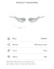 MODIAN Real 925 Sterling Silver Angel Wings Simple Stud Earrings Trendy Earrings For Women Birthday Anniversary Jewelry Gift