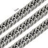 5MM/7MM Basic Punk Stainless Steel Chain Necklace For Women Men Cuban Figaro Braided Wheat Link Choker - Image 18