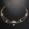 Stonefans Crown Double Pendant Tiara for Wedding Bride Headband Women Rhinestone Hair Chain Accessories Aesthetic Ethiopian Gift