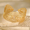 Stainless Steel Punk Retro Hollow Design Bangle Men And Women Simple Adjustable Open Bangle Jewelry Party Gifts - Image 3