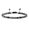 4mm Mini Beads Bracelets for Women Men Round Agates Onyx Stone Yoga Braided Bracelet Elastic Charm Bangle Prayer Jewelry - Image 28