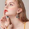 Boho Sun Moon Drop Earrings Round Crystal Bohemia Women Earring Asymmetrical Antiqued Female Boho Jewelry Gift - Image 2