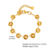 Chunky Stainless Steel Link Chain Bracelet in Gold-Tone - Image 17