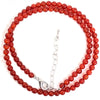 4mm Stone Malachite Quartz Opal Volcanic Lava Round Bead Necklaces Women Men Choker Classic Jewelry Gift 16in - Image 23