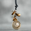 Long Chain Geometric Pendant Wooden Necklaces Pendants Sweater Necklaces Handmade Jewelry Gifts For Women - Image 28
